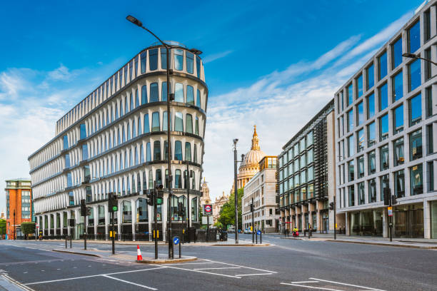 istock London view of empty streets in the morning 1689289721