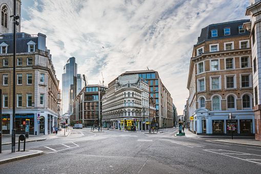 Looking down from Lillywhites to Piccadilly Square