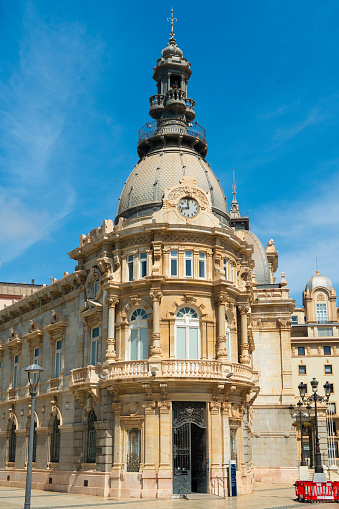 The City Hall building in Cartagena, Spain.