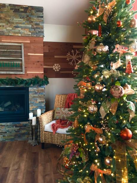 istock Christmas Living Room with Tree #3 1689396410