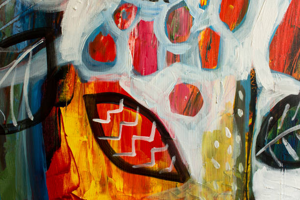 istock Detail of the Painting as a Background 1689420071