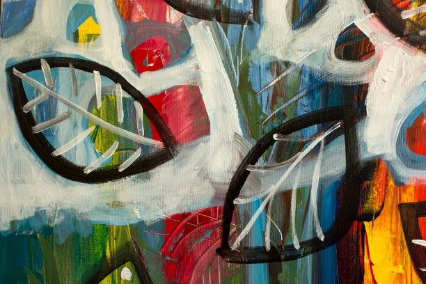 istock Detail of the Painting as a Background 1689420082
