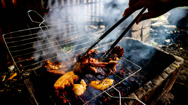 istock Pork is grilled on the coals 1689526604