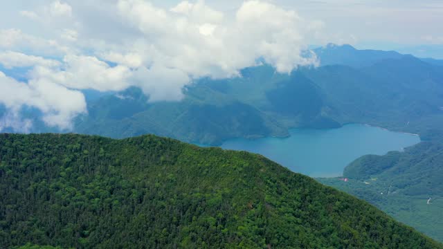 Aerial View from Mount Nantai: Beauty of Lake Chuzenji