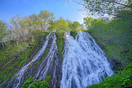 Oshinkoshin waterfall in Shiretoko