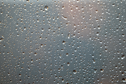 Macro Photo of Raindrops on a Window