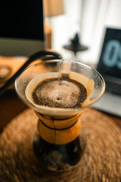 istock Drip coffee on the table in the house 1689721040
