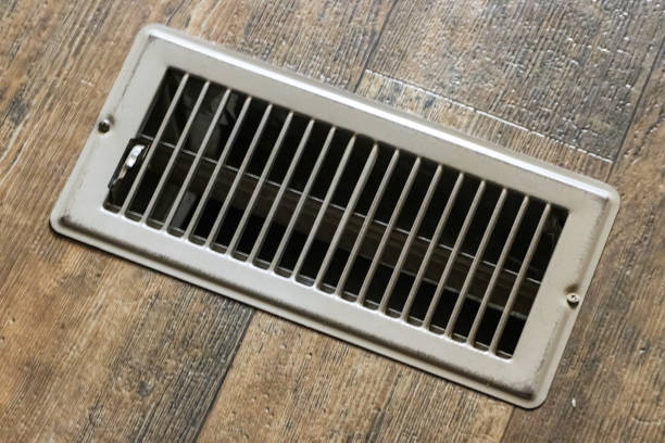 istock Air conditioning vent in floor of mobile home 1689733468