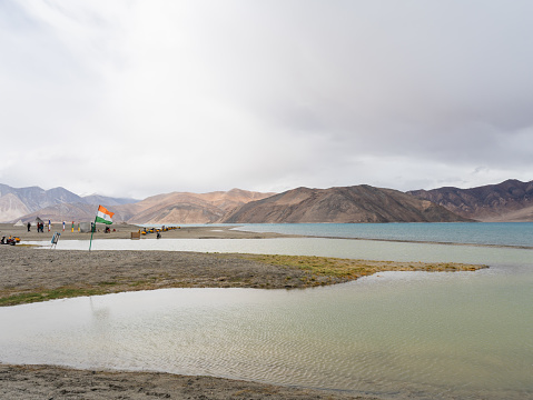Pangong Tso Lake in Leh, Ladakh