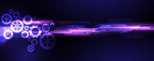 istock abstract background image of network technology and concept communication speed mechanism 1689945691
