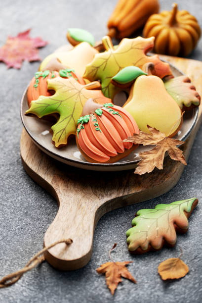 istock Multicolored autumn homemade cookies 1689991808
