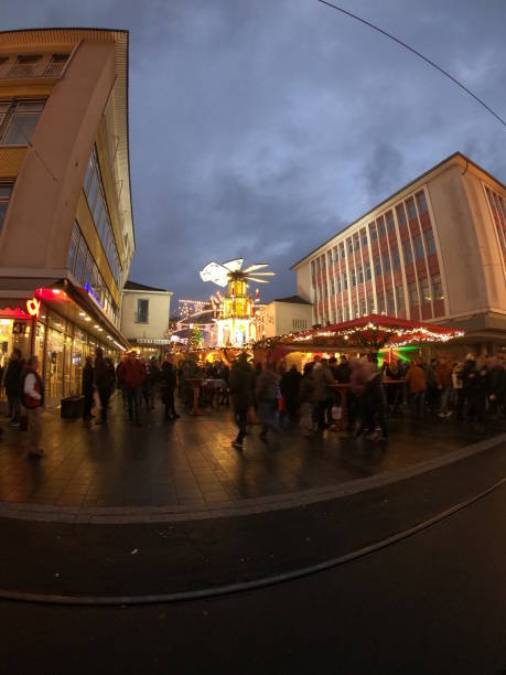 istock Kassel, Germany - 12.08.2018: christmas market 1689996035