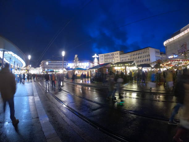 istock Kassel, Germany - 12.08.2018: christmas market 1689996056