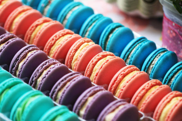 istock color macaroons as delicious sweet dessert 1690008866