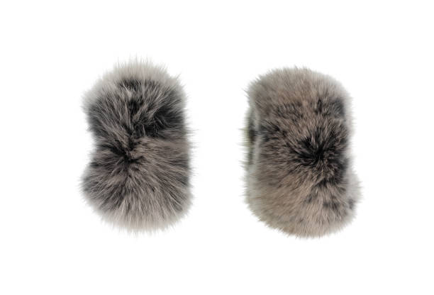 istock winter fur cuffs isolated on white background 1690017954
