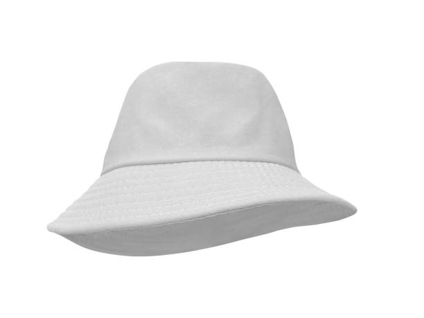istock White bucket hat isolated on white background 1690024372
