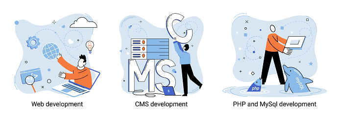 Website Architecture Concepts Web Development Php Mysql Cms Interface ...