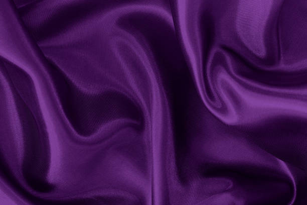 istock Purple fabric cloth texture for background and design art work, beautiful crumpled pattern of silk or linen. 1690036217