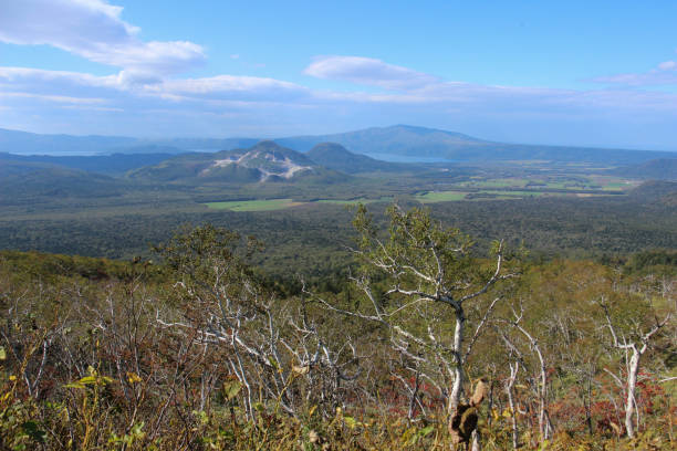 istock Active volcano seen from the autumn observatory 1690157578