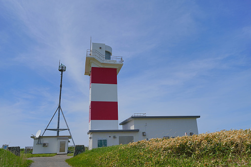 Der wunderschöne und bekannte Westerhever Leuchtturm an der Nordsee