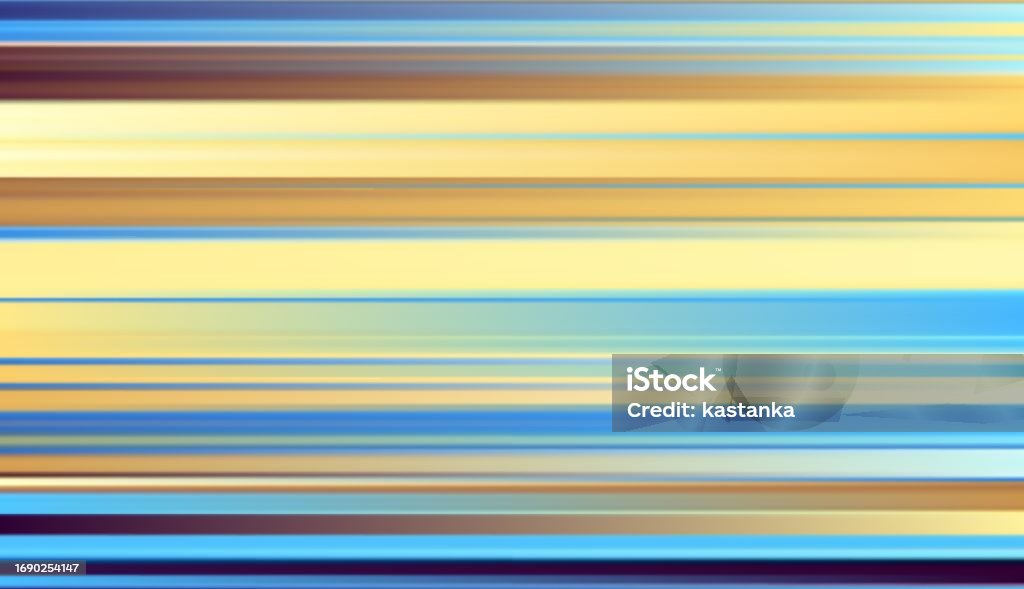 Abstract Defocused Horizontal Background With Horizontal Smooth Blurred ...