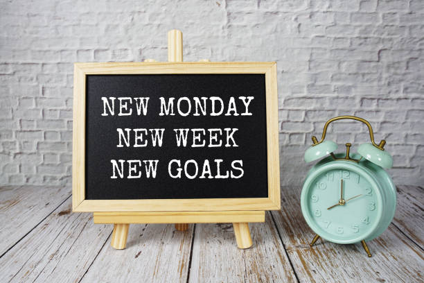 istock New Monday New Week New Goals text message motivational and inspiration quote 1690299536