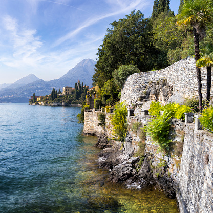 Holidays in Italy - Scenic view of Varenna village at Como lake