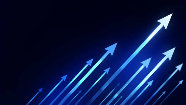 istock Business growth graph chart and success financial arrow up. Development graph profit and investment. 1690390917