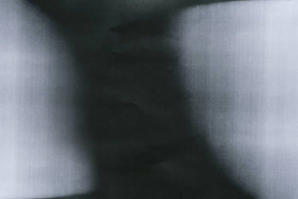 Photocopy black and white paper texture and background, close up