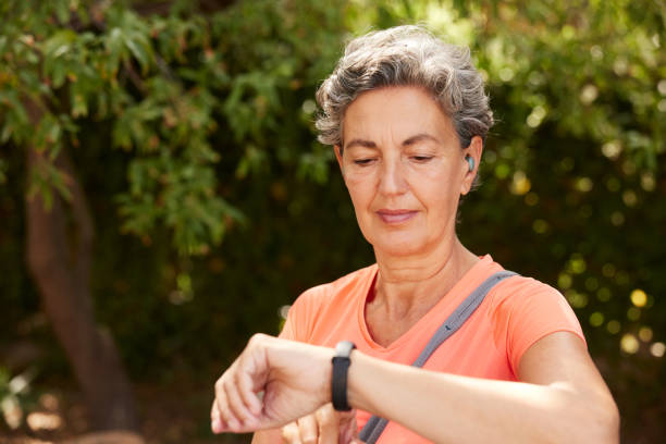 istock Woman looking at health data on a device. 1690447256