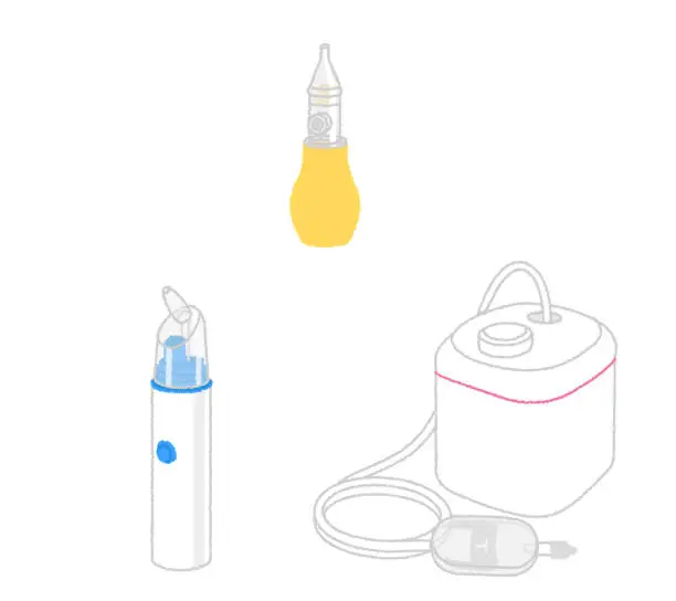 Vector illustration of Nasal Aspirator