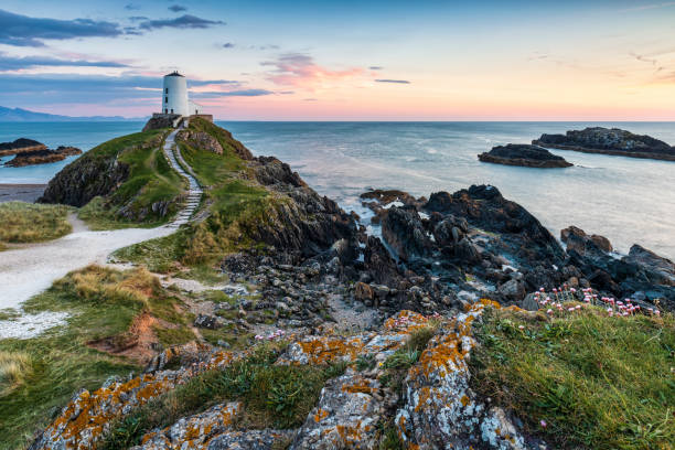 istock Twr Mawr Lighthouse on Llanddwyn Island, Anglesey, North Wales 1690461708