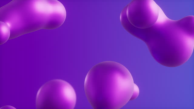 Floating purple drops LOOP