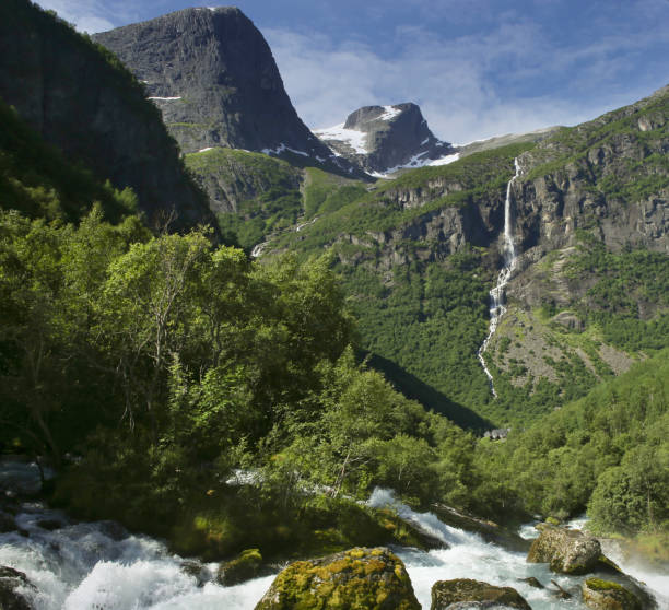 istock Briksdalsbreen Glacier in Olden, Nordfjord, Norway. 1690517229