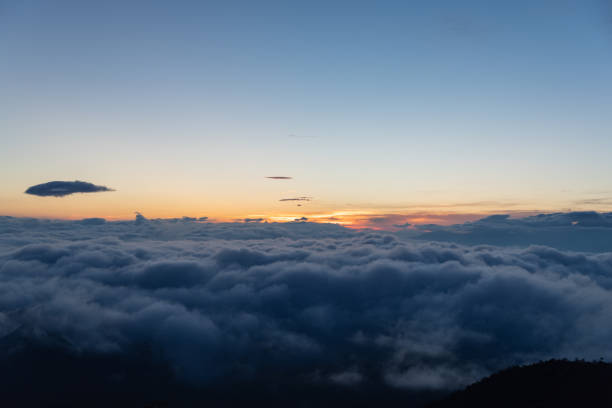istock Sea of clouds before sunrise 1690624106