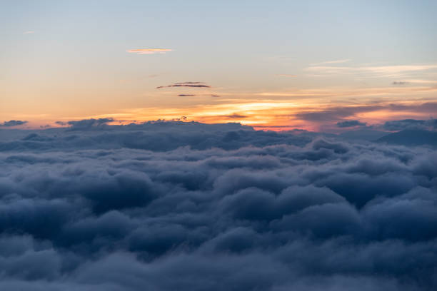 istock Sea of clouds before sunrise 1690624636
