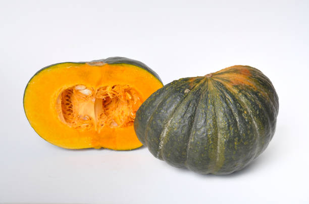 istock green pumpkin on a white background 1690635396