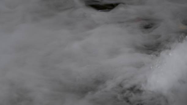 istock Background of white smoke, fog or mist background. 1690641396
