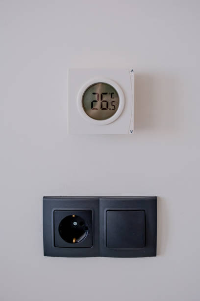 istock The ambient temperature measured with an in-room digital thermometer is 26.5 degrees Celsius. 1690700892