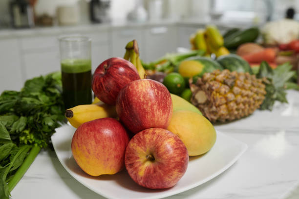 istock Fresh Ripe Apples and Bananas 1690843037