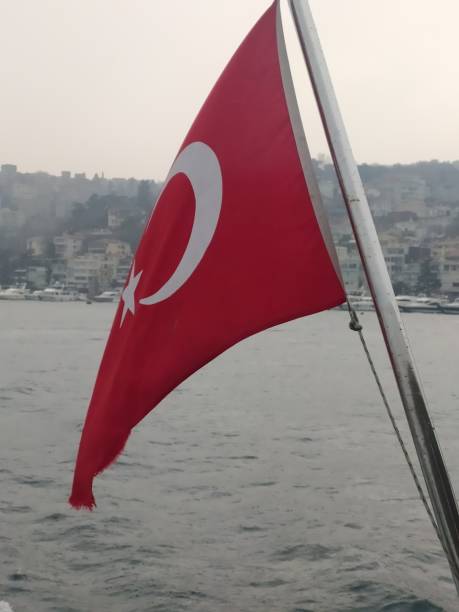 istock Turkish Flag in Istanbul Background 1690848672