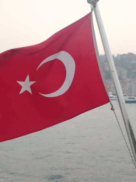 istock Turkish Flag in Istanbul Background 1690848682