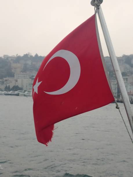 istock Turkish Flag in Istanbul Background 1690848693