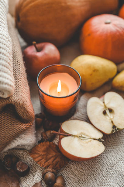 istock Beautiful autumn still life in the home interior 1690849299