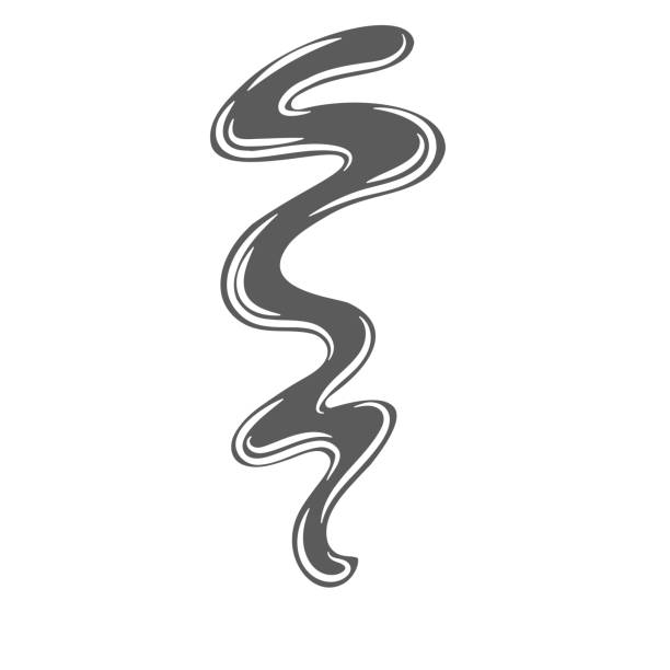 Sauce Splash Glyph Icon Sauce splash glyph icon vector illustration. Stamp of spilled strip drip for seasoning fast food, stain of paste and spicy gravy, smear of ketchup or BBQ sauce, mustard or mayonnaise for eating ketchup spill stock illustrations