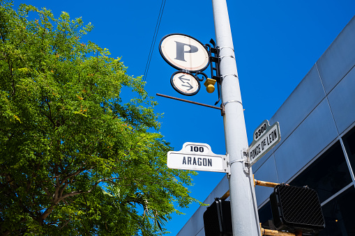 Road signs for Jimmy Breslin way and PIX Plaza in Manhattan.