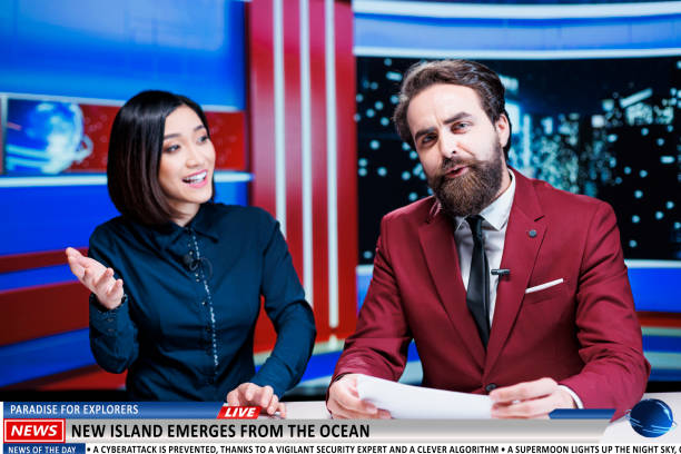 istock Presenters reveal natural discovery 1690884360