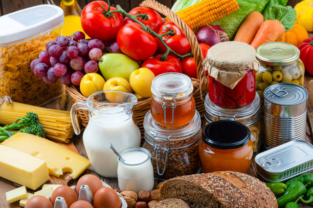 istock Table filled with different types of food 1690923214