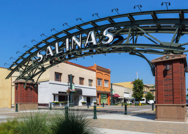 салинас, калифорния городской знак - salinas стоковые фото и изображения
