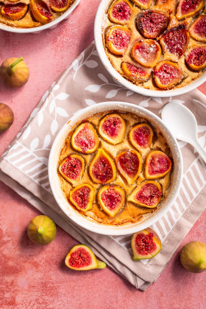 istock French fig clafoutis with almonds in baking form, glutenfree dessert 1690932005